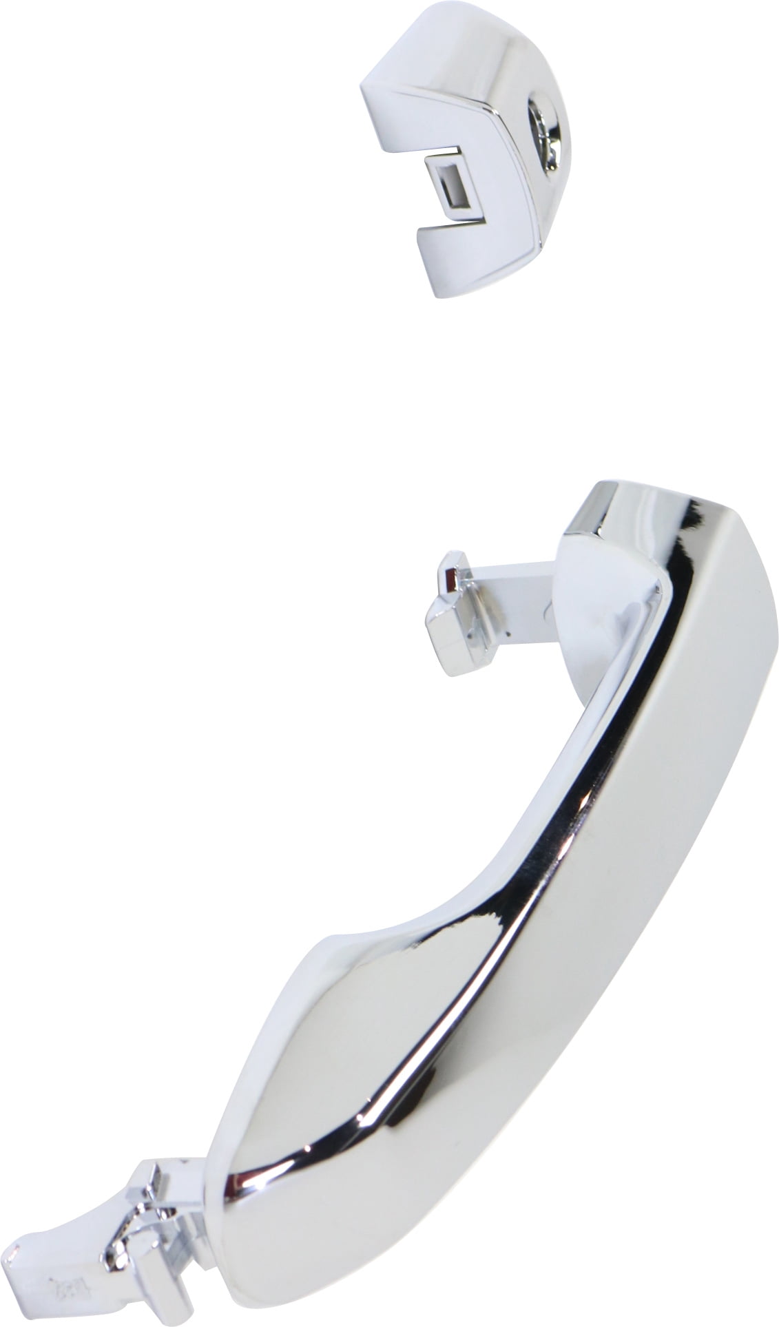 Replacement REPTYA462148 Exterior Door Handle Compatible with 2010-2020 Toyota 4Runner Lexus GX460 Front, Left Driver Chrome