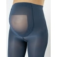 thumbnail image 3 of Calzitaly - Opaque Maternity Pantyhose - Pregnancy Tights for Women - 100 DEN Italian Hosiery (S, Blue Jeans), 3 of 5
