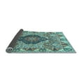thumbnail image 2 of Ahgly Company Indoor Rectangle Animal Light Blue Traditional Area Rugs, 5' x 8', 2 of 4