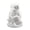 White, variant on KGJQ Meditation Owl Figurine 3D Printed Cute Reading Owl Statue Novelty Zen Yoga Animal Sculpture for Office Desktop Shelf Decor