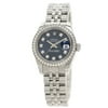 Authenticated Used Rolex 179384G Datejust 10P Diamond Watch Stainless Steel / SS Ladies ROLEX
