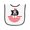 White and Black, variant on Inktastic Pirate Ship with Skull and Crossbones Baby Terry Cloth Bib