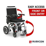 Super Lightweight, Foldable Electric Wheelchair: Portable, Compact & Motorized for Easy Travel, Ideal for Seniors & Disabled Adults (Blue)