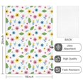 thumbnail image 2 of 2 Pcs Pioneer Flower Floral Print Pattern Kitchen Towels, Funny Microfiber Dish Towel Set, 18" X 26" Tea Towels, 2 of 6