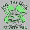 thumbnail image 2 of Mens Star Wars: The Mandalorian May the Luck Be With You T Shirt, 2 of 5