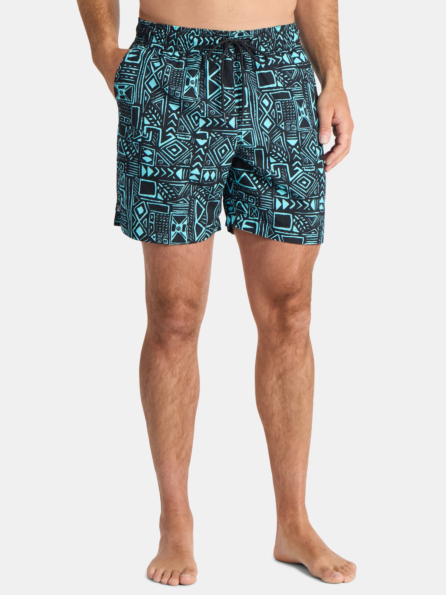 George Men's and Big Men's Swim Trunks, 6'' Inseam, 2-Pack, Sizes S-3XL