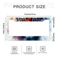 thumbnail image 6 of Colorful Tiger License Plate Frames for Women Men Car Plate Holder Cover Metal Tag Aluminum Car Accessories Front Rear Plate Decor, 6 of 6