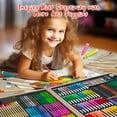 thumbnail image 6 of KINSPORY 260 Pack Drawing Painting Colouring Art Set, Deluxe Wooden Art Supplies Crafts, Gift for Artist Beginners Kids Girls Boys, 6 of 7