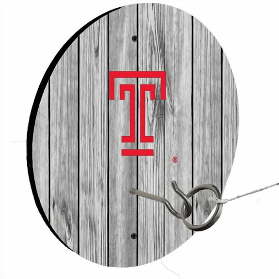 Temple University White Ring Toss Lawn Game