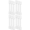 Bates- Child Safety Strap Locks, 12 Pack, White Baby Cabinet Locks
