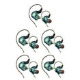 thumbnail image 3 of Methold Auricular con cable HiFi Auricular Escuchar música Juego Jugar Auriculares intrauditivos Cyan cian 5piezas, 3 of 6