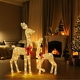 thumbnail image 6 of Ktaxon Christmas Outdoor Christmas Decoration Reindeer Deer Set Lighted Decor, 6 of 9