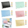 thumbnail image 2 of 13 Pocket Receipt Coupon Folder Expanding Document Folder Small Portable File Organiser for School and Office Supplies, 2 of 9