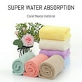 thumbnail image 5 of 3 Pack Microfiber Hair Towel Wrap for Women,Super Absorbent Quick Dry Hair Turban for All Hair Types Anti Frizz, Large Hair Drying Towel Head Towel with Button, 5 of 6