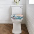 thumbnail image 2 of ZIATUBLE Hummingbird Floral Toilet Lid Dust Cover Decorative Toilet Seat Covers Lids Soft Toilet Cover Protector Elongated Toilet Bowl Dust Cover Reusable Toilet Lid Pads for Bathroom, 2 of 6
