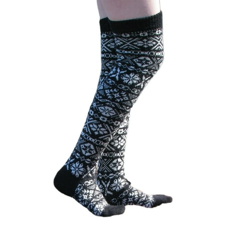 

Women Autumn Winter Knitted Over Knee Winter Boot Socks Christmas Snowflake for Extra Long Thigh High Leg Warmer Stockin