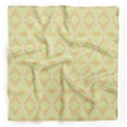 thumbnail image 1 of Bimba Gold Seamless Damask Pure Silk Printed Head Bandanas Summer Neck Wrap Scarf 40 x 40 Inches, 1 of 6