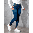 thumbnail image 2 of Pack de 2 Leggins Mujer Unitalla Mezclilla Faja Alta Estilo Pantalón Mezclilla Jegging Tiro Alto, Mallon licra Cómodos Elásticos, 2 of 5