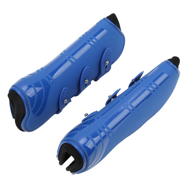 Horse Tendon Boots, Impact Resistance Adjustable High Flexibility Horse Support Boots Easy To Wear For Running For Jumping For Sports Blue Front Legs