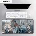 thumbnail image 1 of Alfombrilla de ratón grande 3D Anime Girl, alfombrilla de ratón para ordenador, Notebook, Gaming, 80x30cm LIUWENJING unisex, 1 of 2