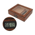 thumbnail image 4 of Caja De Almacenamiento De Puros, Forro De Fieltro Resistente A Los Arañazos, Caja Humidificadora De Puros Con Bisagra Integrada Para El Hogar, 4 of 7