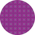thumbnail image 1 of Ahgly Company Tapis Rond Lavable en Machine Intérieur Transitionnel Magenta Rose, 6 Pieds Rond, 1 of 7