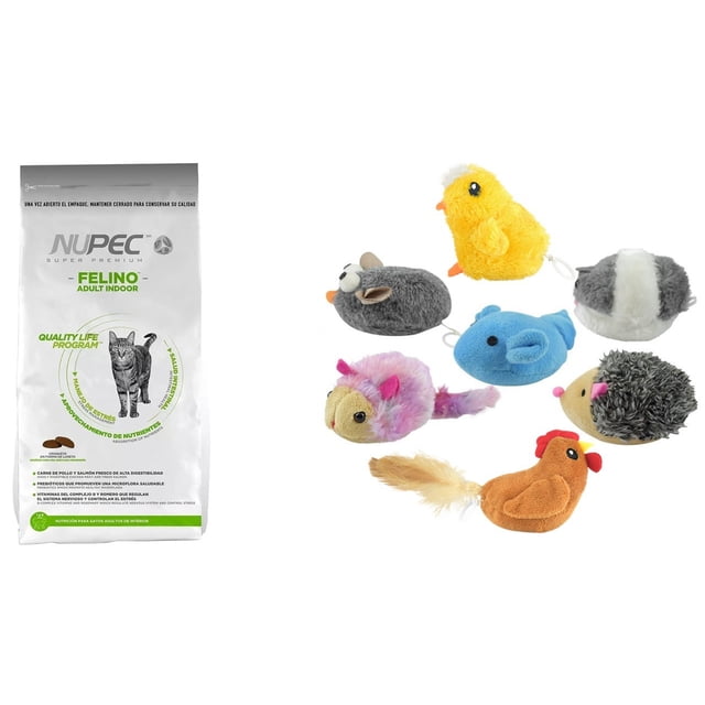 Paquete Nupec indoor 5 kg + 1 juguete que vibra Fancy Pets