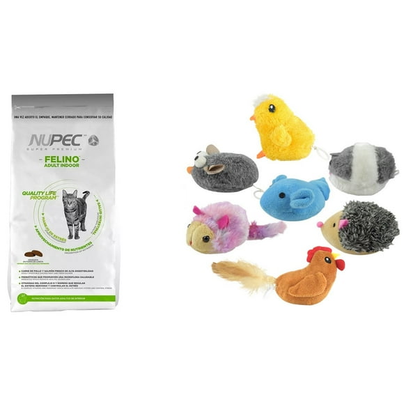 Paquete Nupec indoor 5 kg + 1 juguete que vibra Fancy Pets