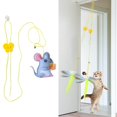 thumbnail image 3 of Jouet de Chat Jouets Interactifs Rétractable Suspendu Type de Porte Jouet Plume Auto-Excitée pour Souris de Porte Intérieure, 3 of 7