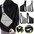 thumbnail image 1 of Bolsa multifuncional para el pecho con correas reflectantes - Bolsa ergonómica impermeable para hombres y mujeres, mochila de viaje ligera para desplazamientos diarios y actividades al aire libre, 1 of 1