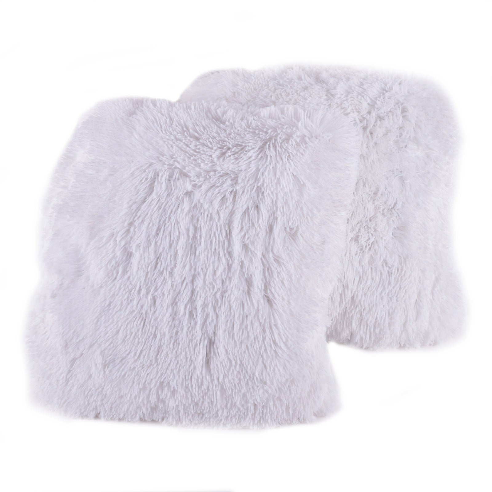 Faux Fur Throw Pillows - Set of 2 by Popular Home - Walmart.com