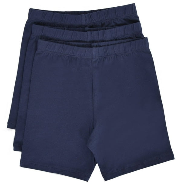 womens blue biker shorts