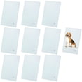 thumbnail image 1 of 10 PCS Sublimation Glass Photo Frames, Blank Tempered Glass Frames, Glass Picture Frames 4.3 x 6.3 Inches Heat Transfer Frames with Display Stands for DIY Personalized Gift, 1 of 6