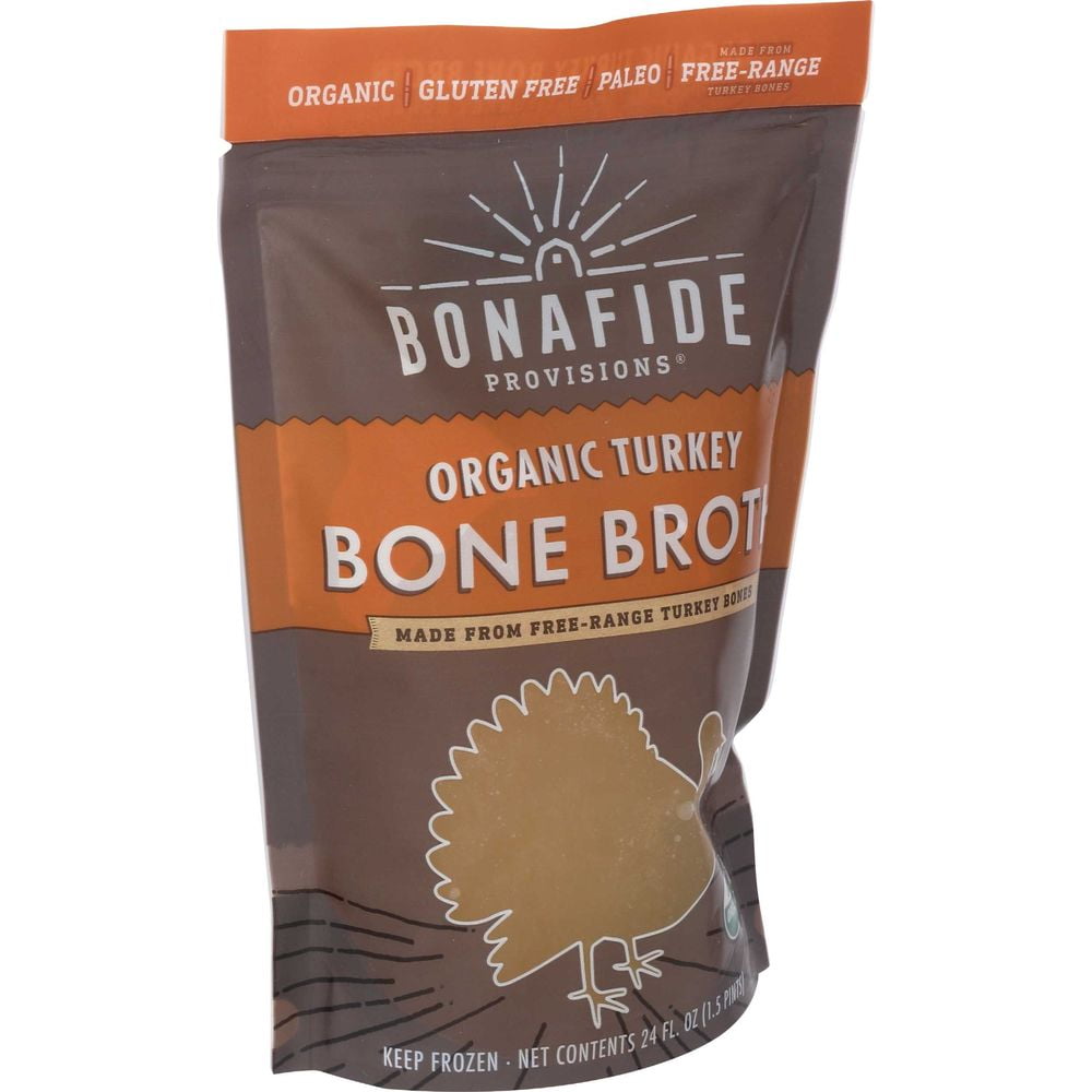 Bonafide Provisions Organic Turkey Bone Broth, 24 Fluid Ounce -- 6 per Case.