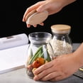 thumbnail image 3 of Coofit Glass Storage Canister Large Capacity Well-Seal Glass Storage Container Seal Jar, 3 of 10