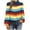 13, variant on ICHUANYI Long Sleeve Shirts for Women Fall Fashion Basic Trendy Crew Neck Printed Casual Tops Loose Casual Elastic Blouse Top