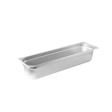 

Anti-Jam Steam Table Pan Stainless Steel 1/2 Long 24 Gauge 4 Stainless Steel Silver 24 packs