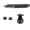 Black, variant on Rupoun 2.4G USB Wireless Optical Pen Mouse Pocket Drawing Write Stylus Pen Mouse for PC Smart TV 800/1200/1600 DPI, Red (5.5 in / 14 cm)