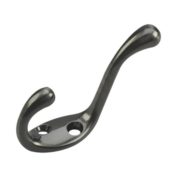 Rok Hardware Heavy Duty Coat Hook, 3-1/2", Antique Nickel