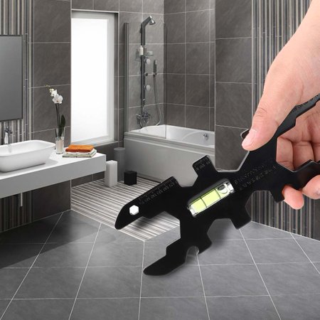 

OTVIAP Faucet Wrench Multi-function Bathroom Wrench Tool Faucet Water Pipe Black Household Bathroom Wrench