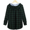 thumbnail image 2 of Cardigan à Capuche à Manches Longues Décontracté pour Femmes Automne Printemps avec Poche, 2 of 2