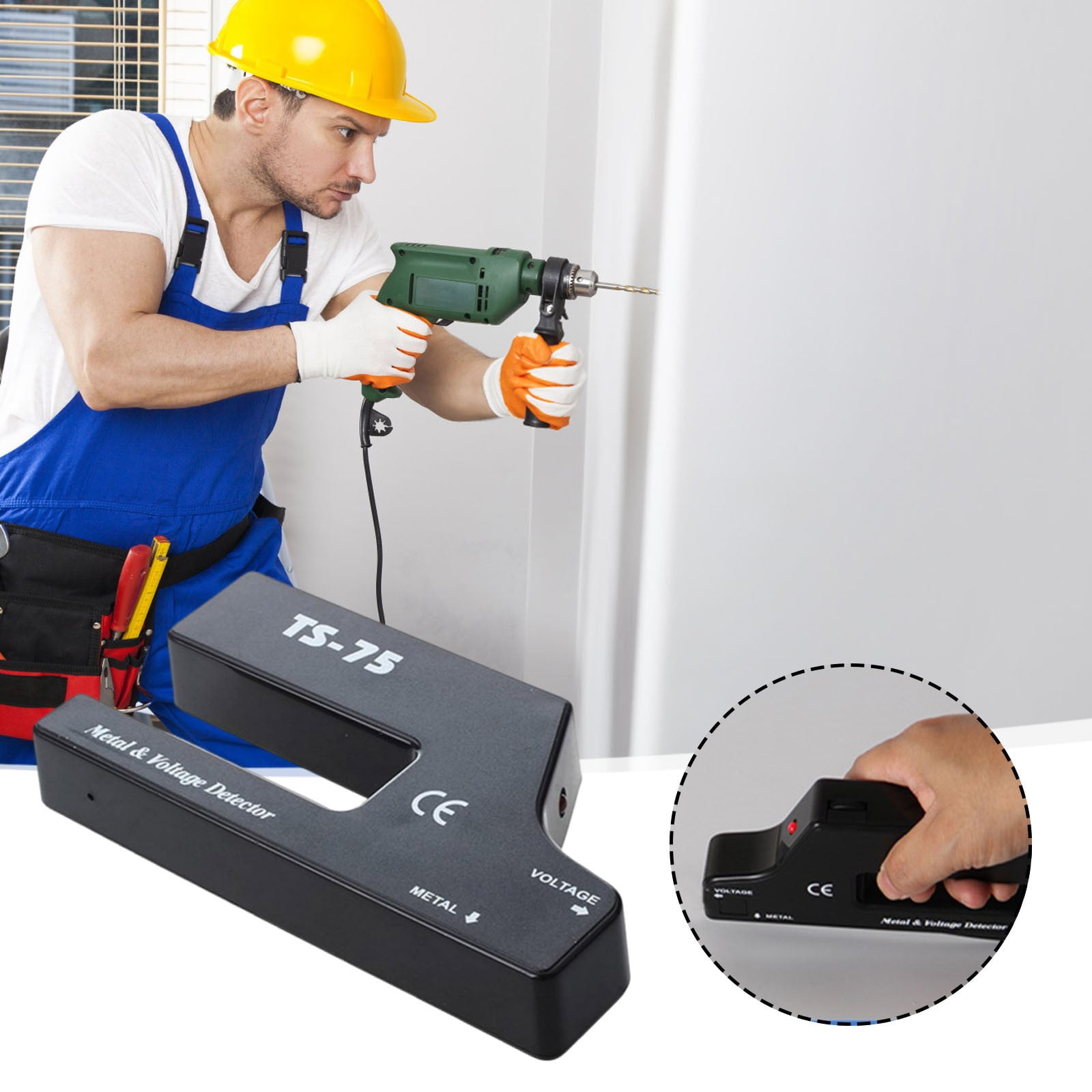 Cadorn Wall Metal Detector for Home Renovation & Construction - Accurate Handheld Scanner for Studs, Pipes, and Wires, Easy to Use for DIY Projects