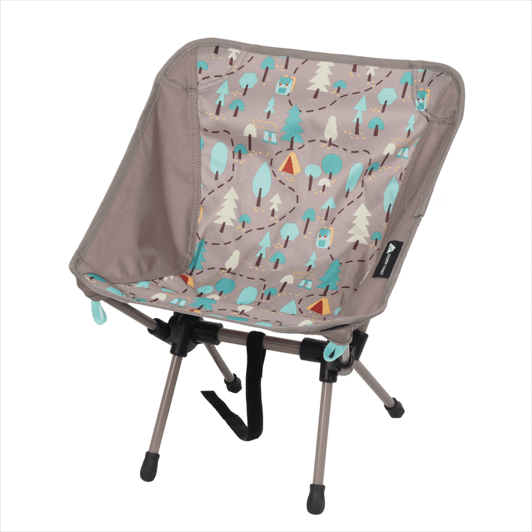 Ozark Trail Kids' Compact Backpacking Chair, Multi-Color, Youth