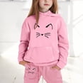 thumbnail image 2 of Toddler Baby Boy Girl Fall Winter Outfit Sweatshirt Pants Set Long Sleeve Tops Clothing Sets 6-12 Months 12-24 Months 2t 3t 4t 5t 6t 7t 8t 9t Children(Pink,3-4 Years), 2 of 7