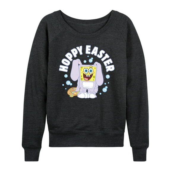 SpongeBob Squarepants - Hoppy Easter - Women's Lightweight French Terry Long Sleeve Shirt