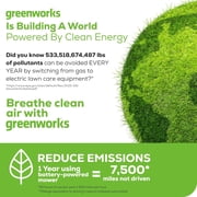 Greenworks 40V 16inch Brushless Cordless Lawn Mower, 4.0Ah Battery and Charger Included