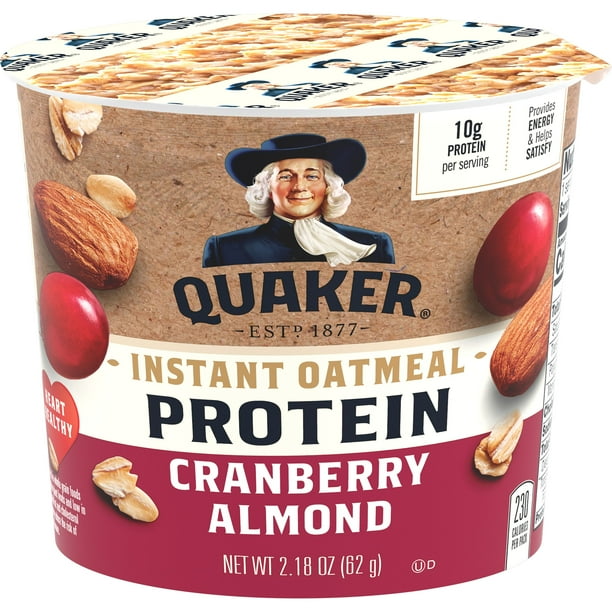 Quaker Select Starts Cranberry Almond Protein Instant Oatmeal, 2.18 oz