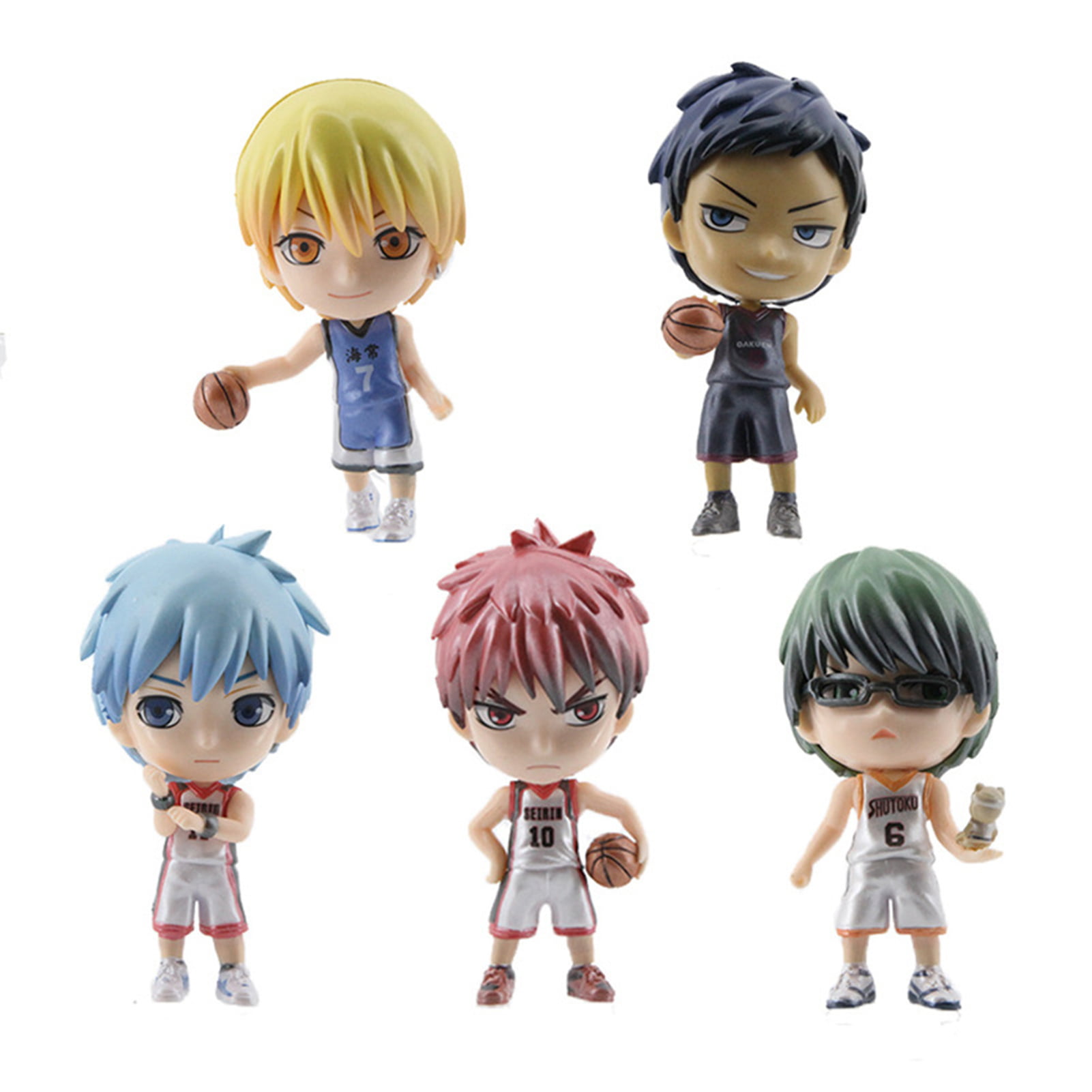 Kuroko's Basketball set of 5pcs hot toy anime doll dolls model cute 