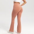 thumbnail image 5 of REALiKUN Women's Athletic Pants Butt Workout Yoga Stretch Pants High Waist Jogger Flare Sweatpants, 5 of 7