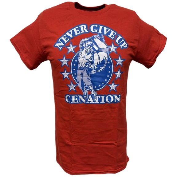 John Cena Red Persevere Kids T-shirt Boys 14-16